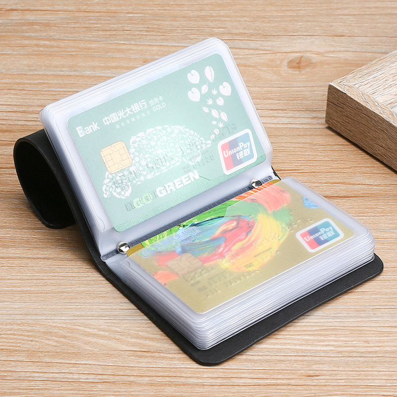 真牛皮小卡包女式多卡位韩国银行卡套个性男士卡片包迷你信用卡夹