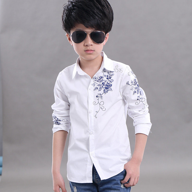 Chemise garcon à manche longue - Ref 2073744 Image 3