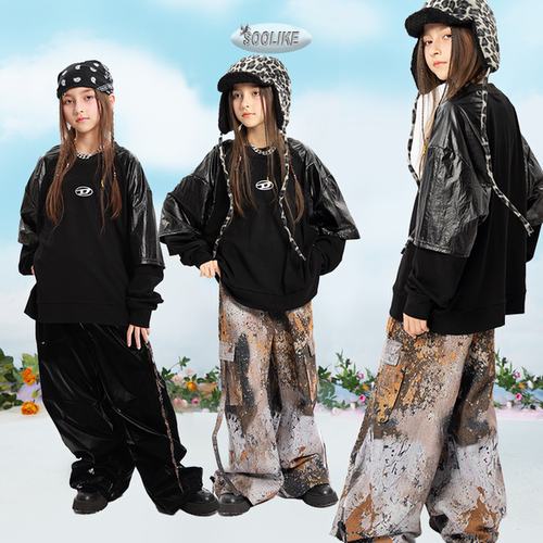 Soolikes女童嘻哈街舞演出服