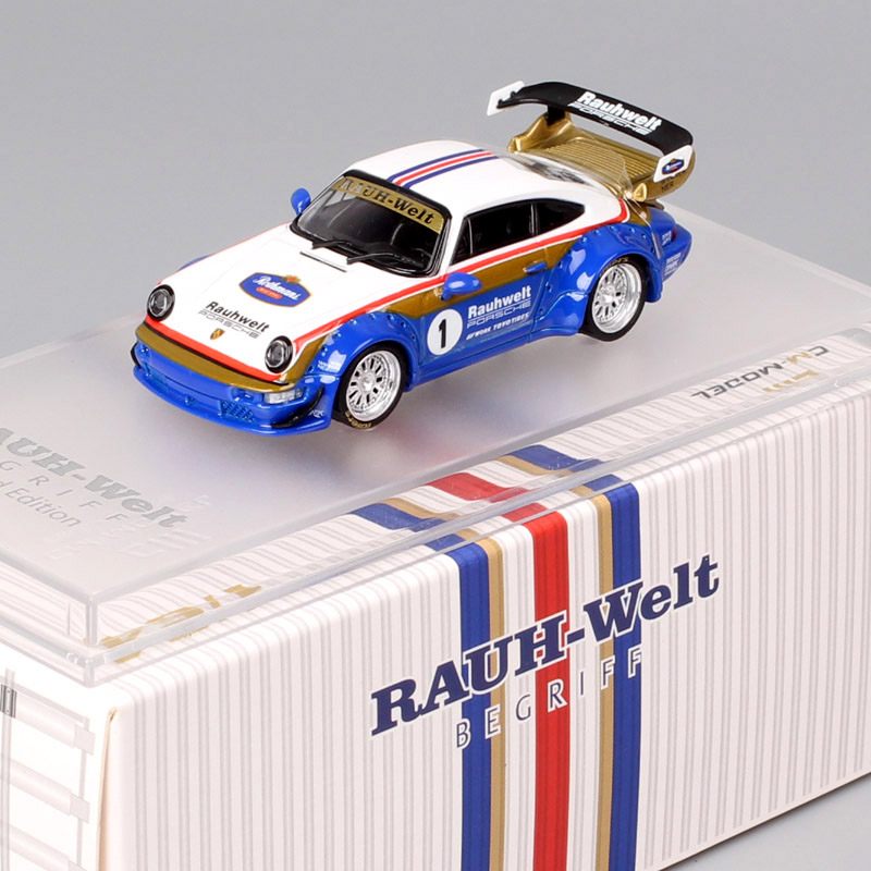 1/64保时捷911 RWB rauh welt宽体新西兰仿真汽车模型CM Model