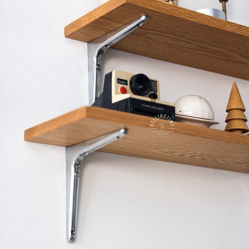 轴年复古简约墙架一字隔板铝支架