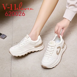 V-11唯拾壹品牌女鞋春季新平底真皮时尚休闲鞋舒适百搭阿甘鞋单鞋