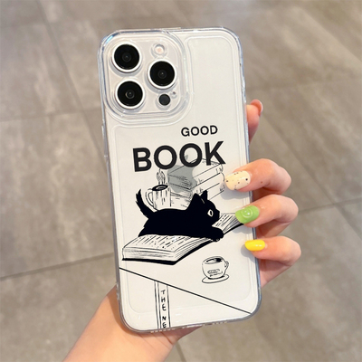 Apple苹果BOOK书上猫咪TPU情侣