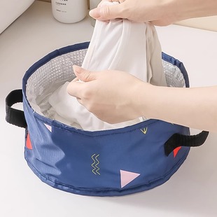 旅行户外旅游水盆旅行用盆大号洗衣服盆洗脸盆洗衣桶 折叠盆便携式