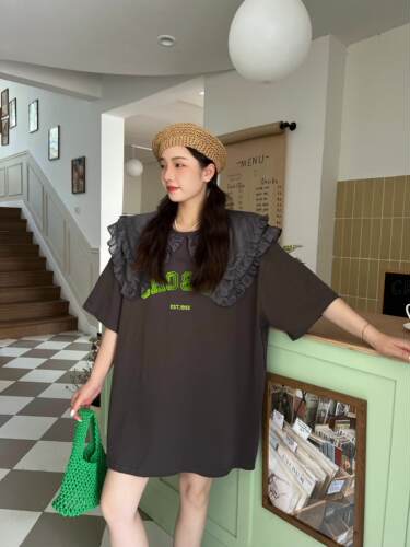 短袖通勤薄披肩纯棉女重工艺刺绣