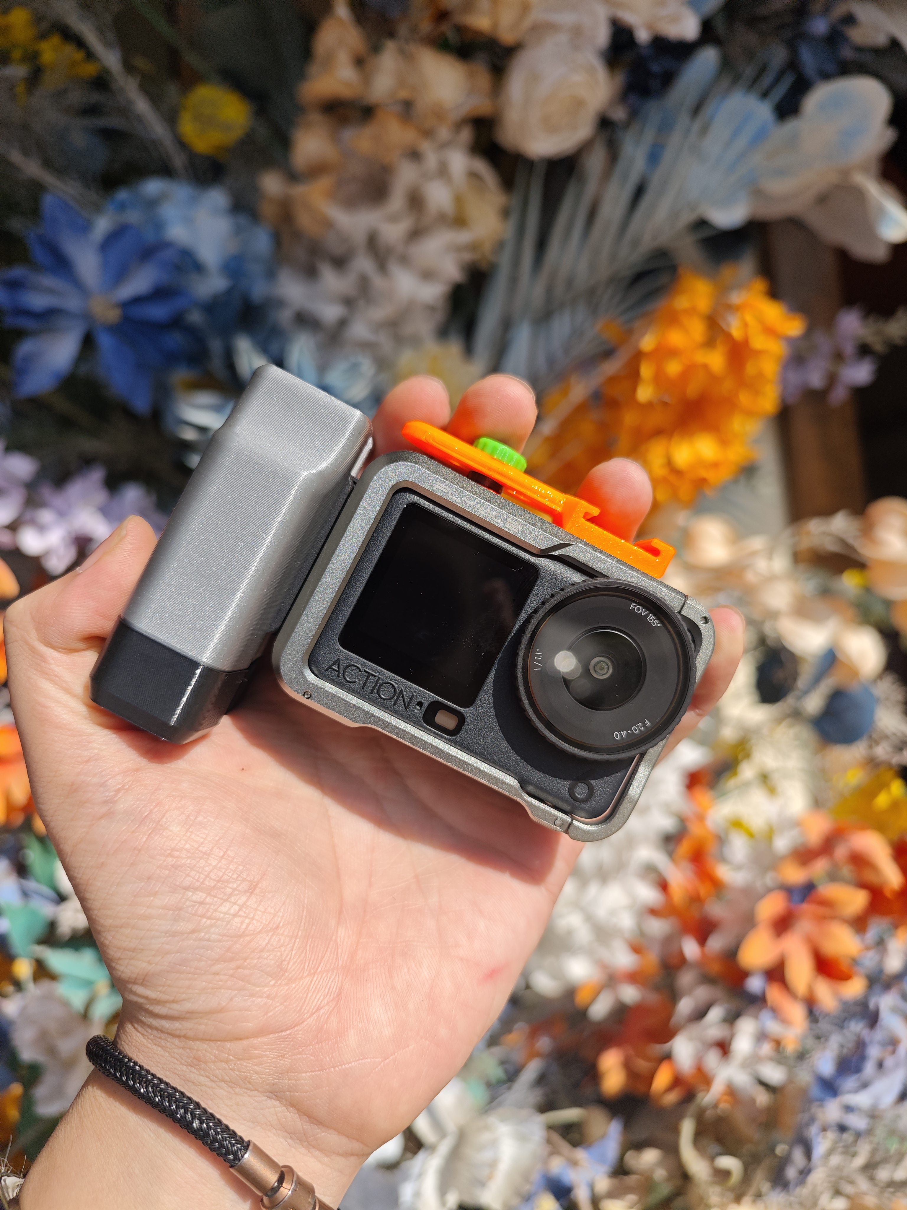 【阿民摄影】Action6街拍套装配件3d打印定制大疆DJI手柄快门按钮