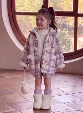 儿童新款秋冬季大衣2026女童加绒