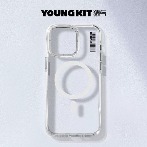 【晶盾】猿气youngkit适用苹果16promax手机壳新款透明iPhone16pro磁吸保护套15pro高级感简约16pm防摔外壳硬