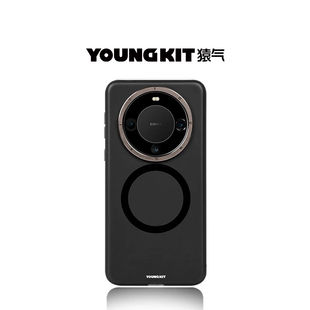 「隐沙」猿气适用华为mate60pro新款手机壳mate70磨砂磁吸pro硅胶防摔保护套mate70pro高级创意软边简约男女