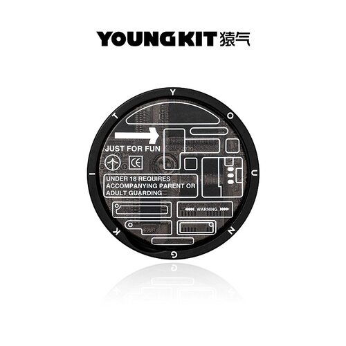 猿气youngkit手机支架桌面多功能磁吸指环扣超薄可拆追剧创意配件