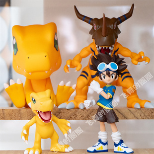 亚古兽数码宝贝八神太一GK暴龙兽手办雕像模型动漫周边公仔摆件