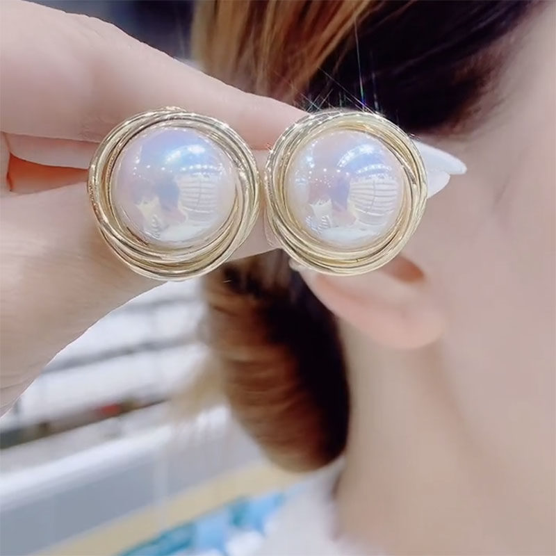 大气珍珠耳环港风复古赫本气质耳钉2023年新款潮高级感轻奢耳饰女,饰品/流行首饰/时尚饰品新,耳环,淘宝优惠券,粉丝福利购,淘宝优惠卷