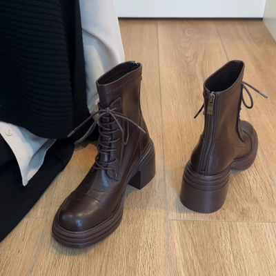 巨好看通勤静音小个子显高圆头