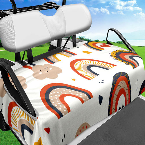 安装方便高尔夫球彩虹款坐垫套