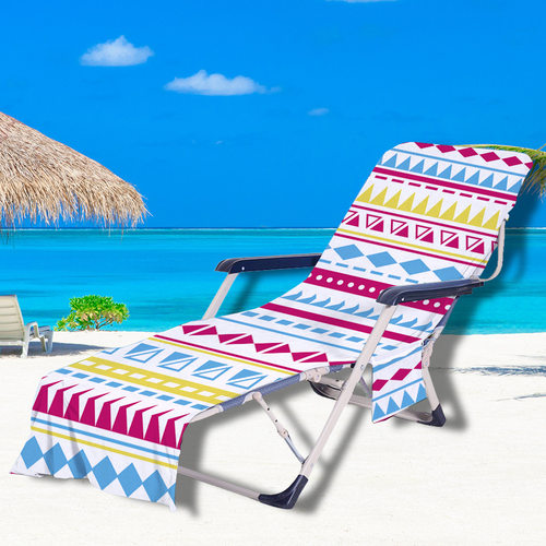 民族风沙滩椅套几何印花躺椅