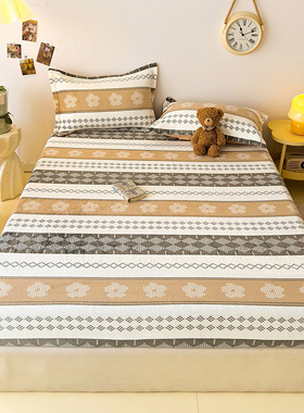 定制a类加厚牛奶绒床笠短毛珊瑚绒床罩套90x120x150x180上下床190