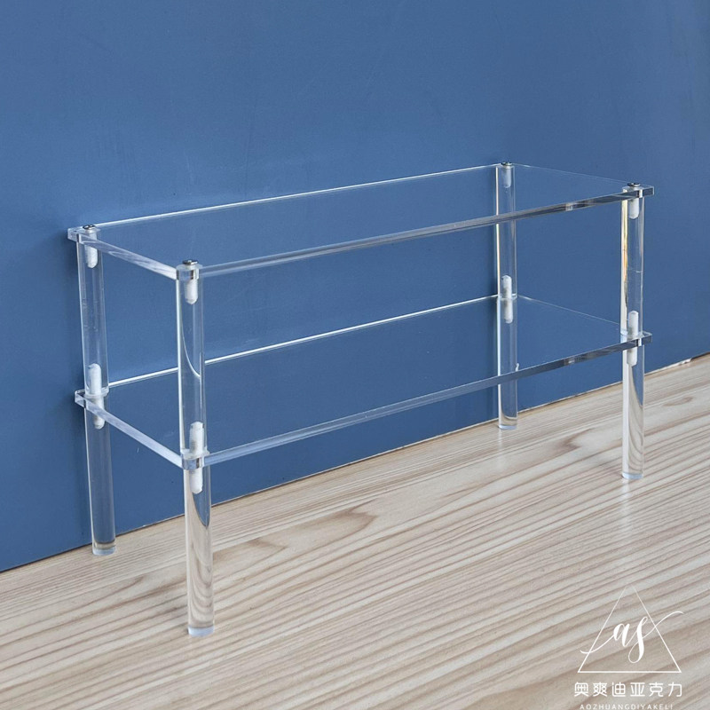 亚克力桌面多层置物架手办模型展台化妆品展示架柜子冰箱分层架,商业/办公家具,超市货架,淘宝优惠券,粉丝福利购,淘宝优惠卷