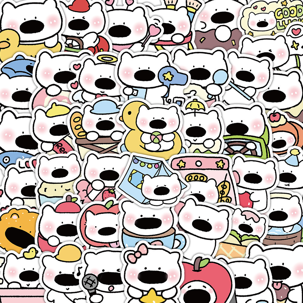 208张大鼻子狗卡通贴纸可爱儿童玩具标签素材装饰手账不干胶贴画,文具电教/文化用品/商务用品,贴纸/立体贴纸,淘宝优惠券,粉丝福利购,淘宝优惠卷