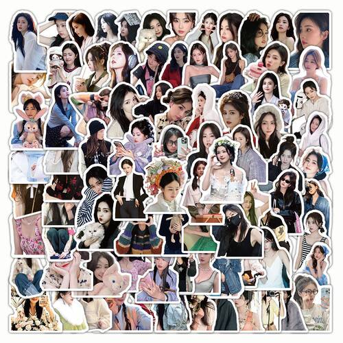 200张白鹿贴纸ins风高颜值防水