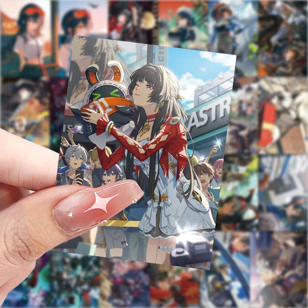 新款绝区零壁纸周边贴画卡通二次元游戏贴纸手机手账装饰diy贴纸