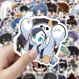 180张Q版 贴画手机手账笔记本贴画纸 刺客伍六七贴纸卡通动漫二次元