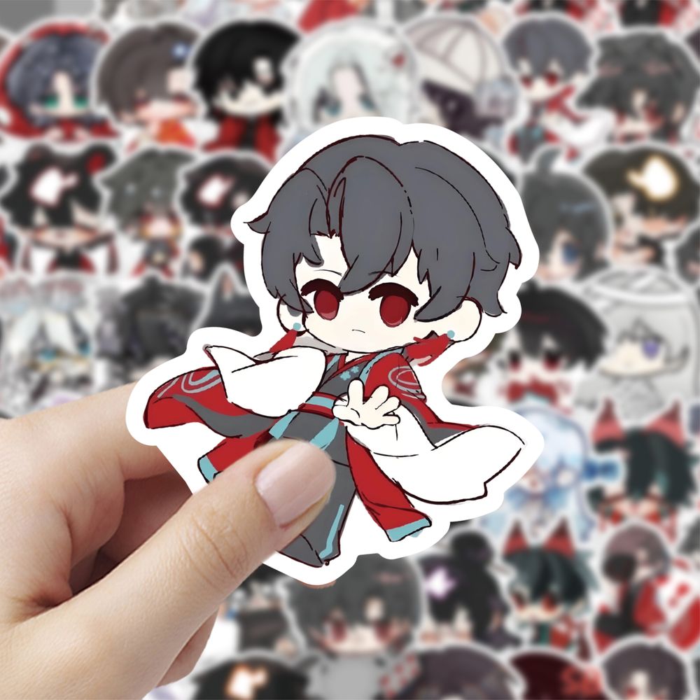 60张我不是戏神贴纸Q版可爱卡通游戏周边装饰防水diy不干胶贴画纸