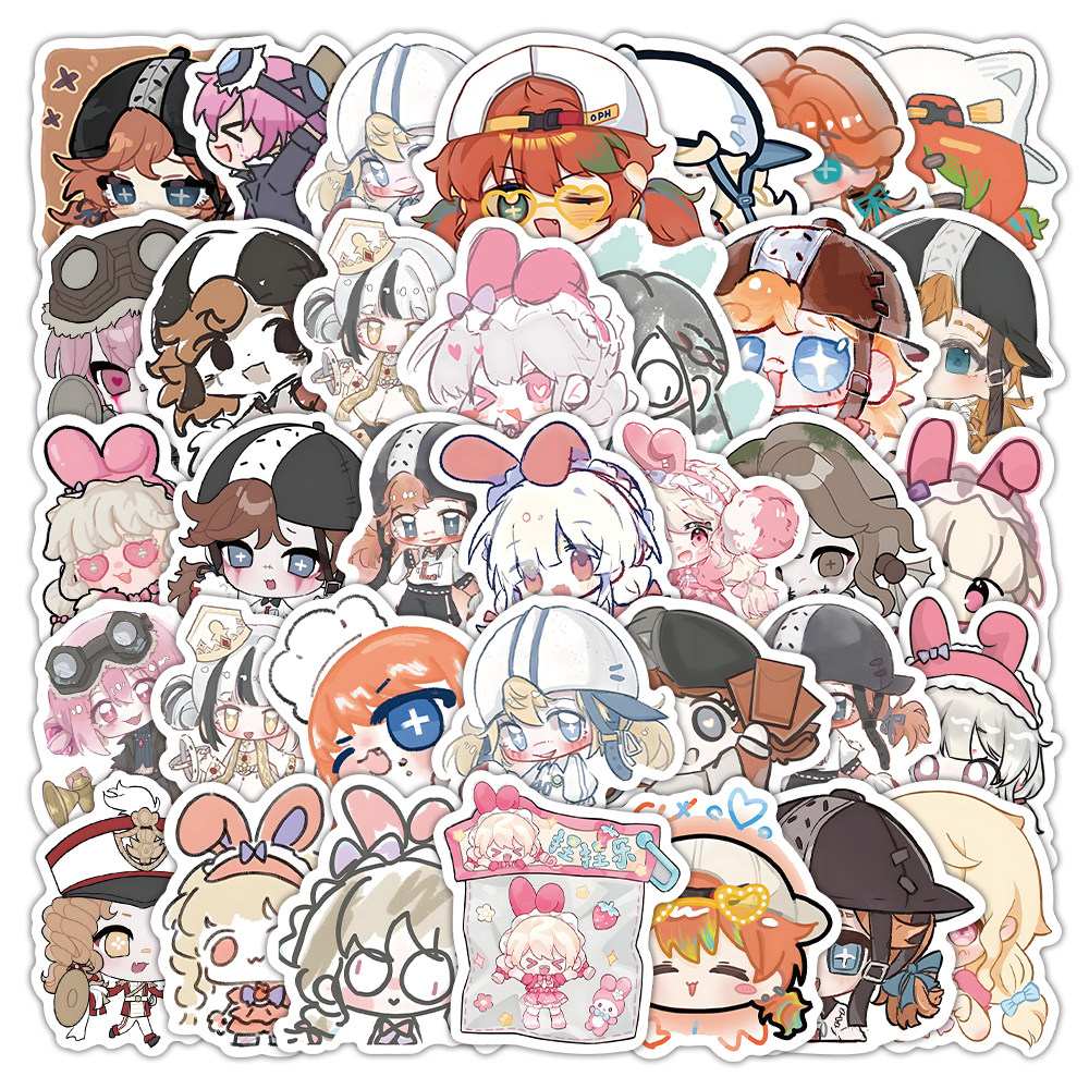 120张第五人格贴纸卡通可爱Q版游戏周边装饰手账本手机壳立体防水,文具电教/文化用品/商务用品,贴纸/立体贴纸,淘宝优惠券,粉丝福利购,淘宝优惠卷