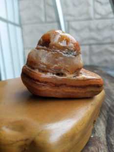 江西浙江黄蜡石金印细蜡摆件手玩摆件碧玉冻石长江石图案石造型石