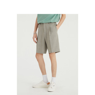 商场同款 GXG 新品 夏季 GD1220522D 自我疗愈系列小格纹休闲短裤
