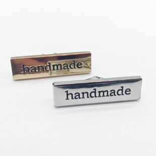 包包配件手工diy包包字母标签handmade金属卡标签长方形包包饰品