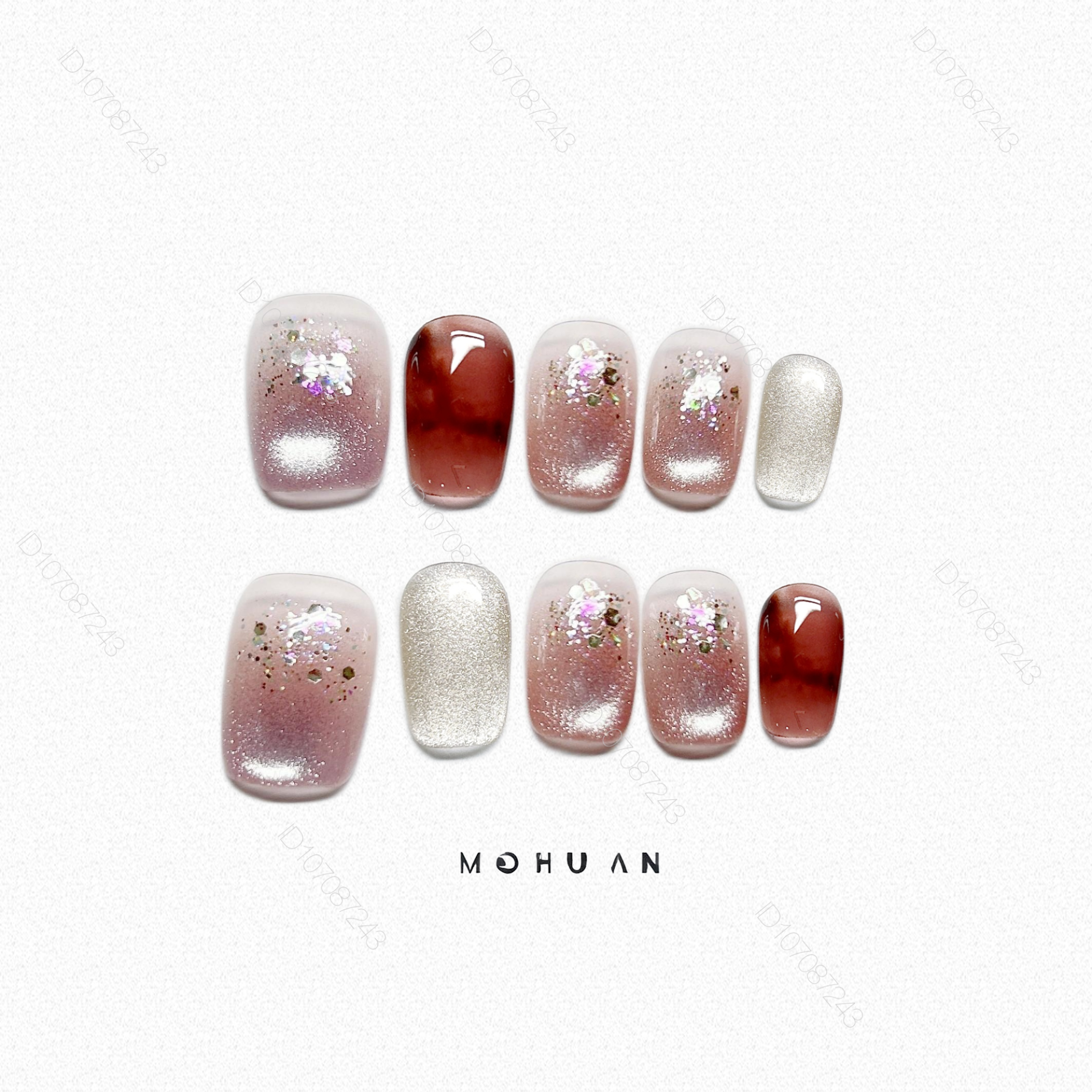 纯手工多巴胺爆闪猫眼穿戴甲