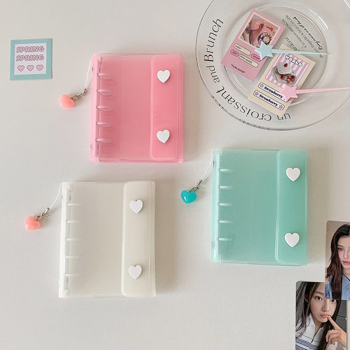 果冻色M5三寸卡册手账本