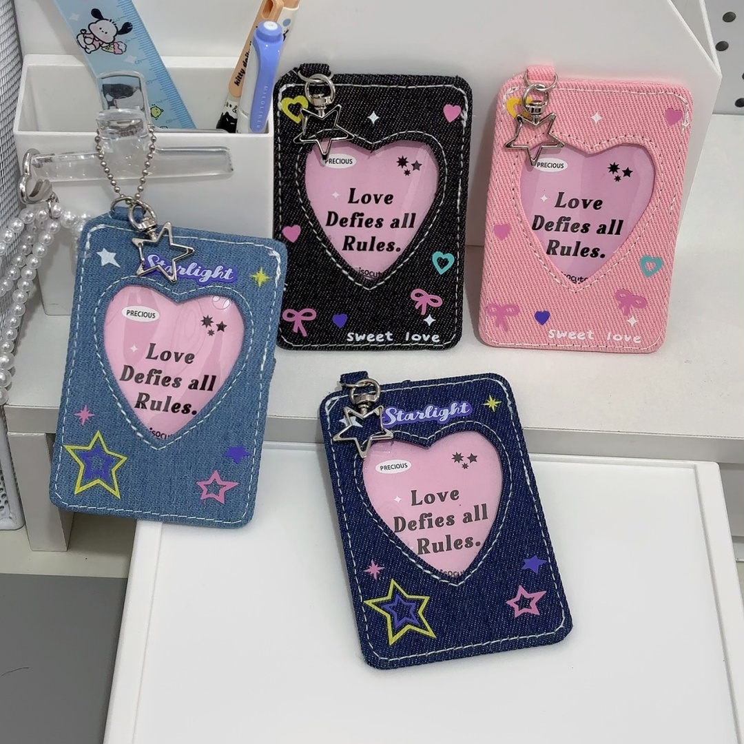 牛仔星星卡套双卡位y2k千禧风