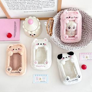 原创毛绒小食量痛包卡通娃包娃用收纳包遛娃包吧唧少女笔袋萌物