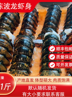 波士顿龙虾虾尾超大饱满肉质
