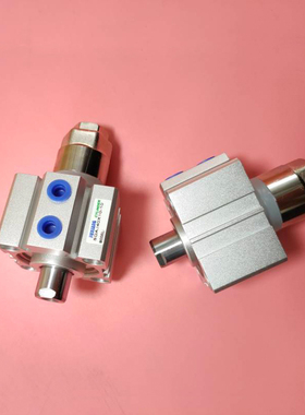 亚德客型薄型可调气缸SDAJ20X5X10X15X20X25-5S 10S 15SB超薄气缸