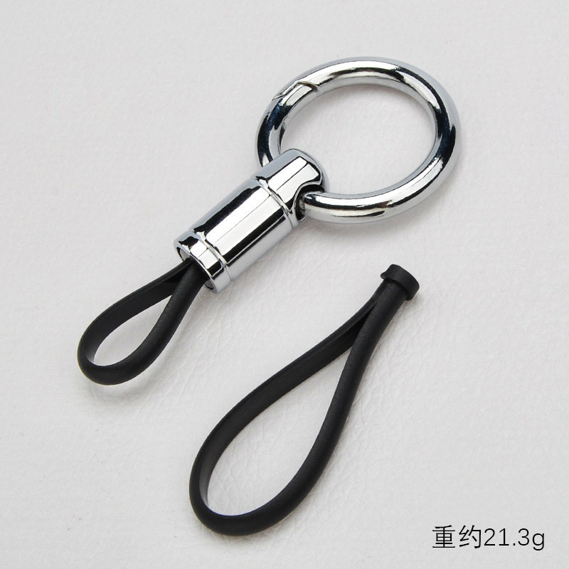 简约指环钥匙扣适用于奔驰宝马奥迪大众本田福田别克锁匙链绳