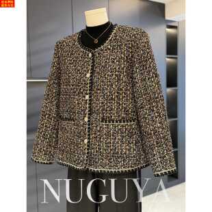 小香风洋气时髦妈妈装开衫外套女春装新款上衣气质百搭中老年夹克