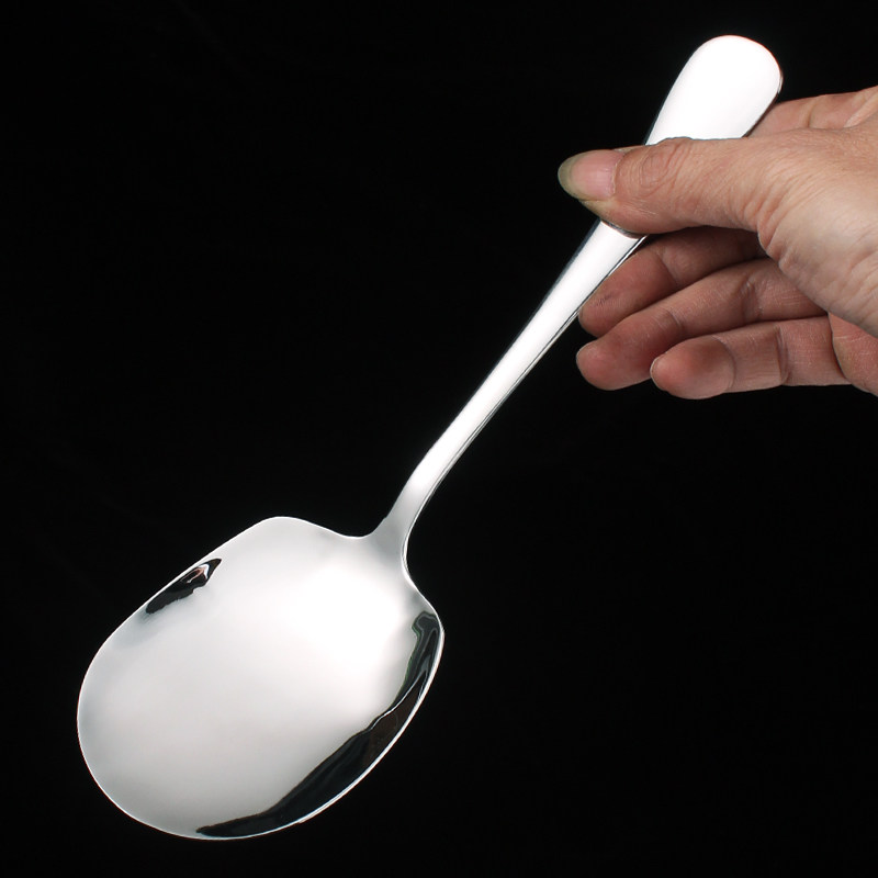 商用不锈钢分菜勺酒店餐厅大公勺公筷大勺子食堂自助餐打饭勺汤匙