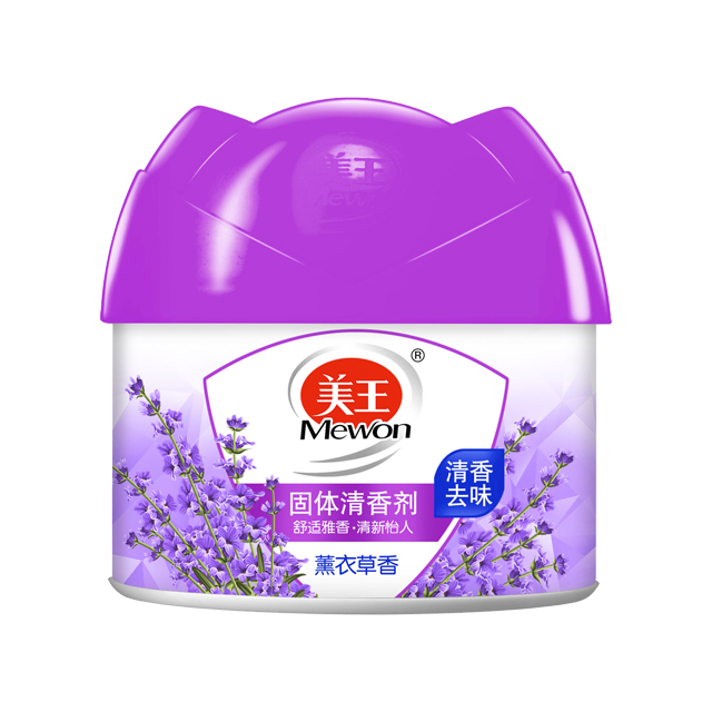 美王固体清香剂 90克*6个熏衣草香型空气清新剂 汽车香水清香怡人