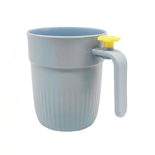 三美优家飞花洗漱杯 3个2370刷牙杯漱口杯塑料家用简约杯牙刷杯