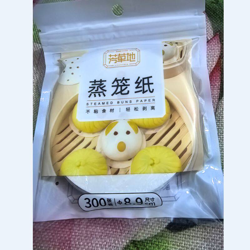 开普特8.9CM透气蒸笼纸300张WH-3270防粘馒头纸不粘锅包子纸