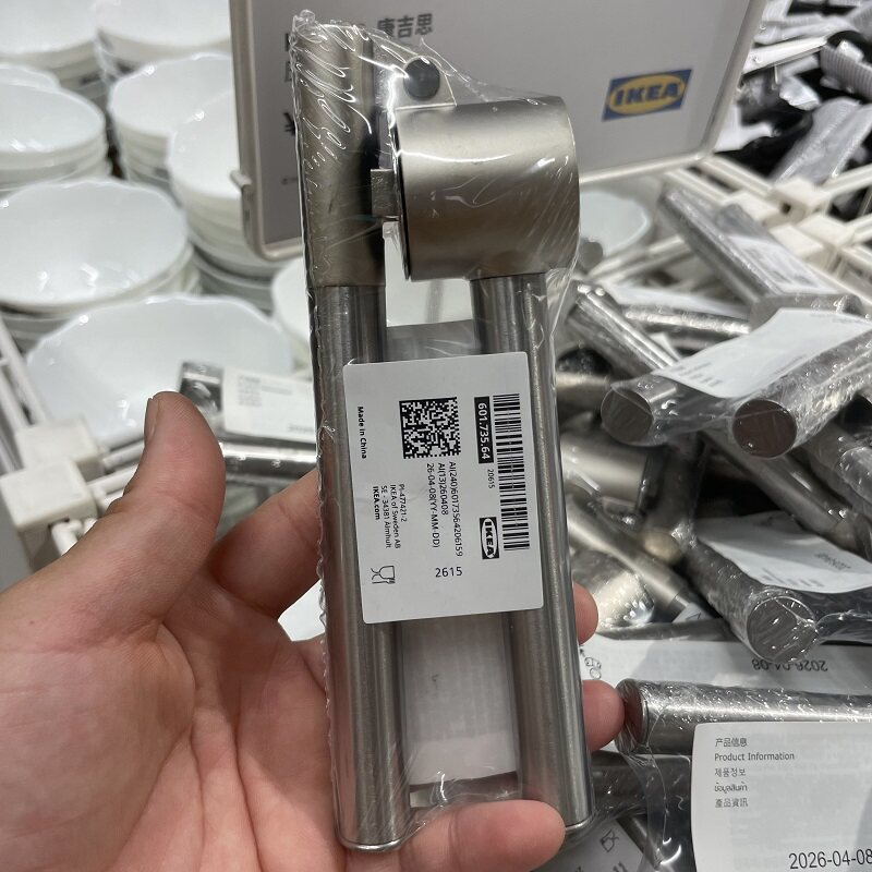 宜家康吉思不锈钢手动压蒜器图片