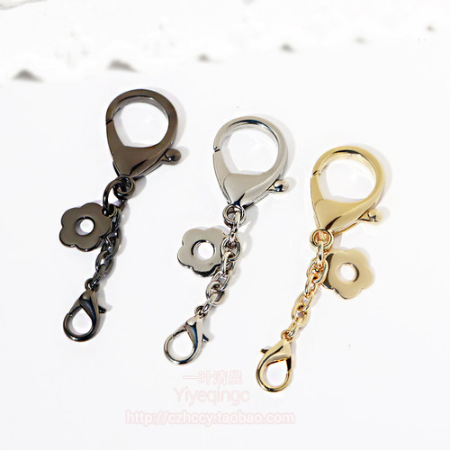 包挂玩偶毛球金属挂饰双扣链饰