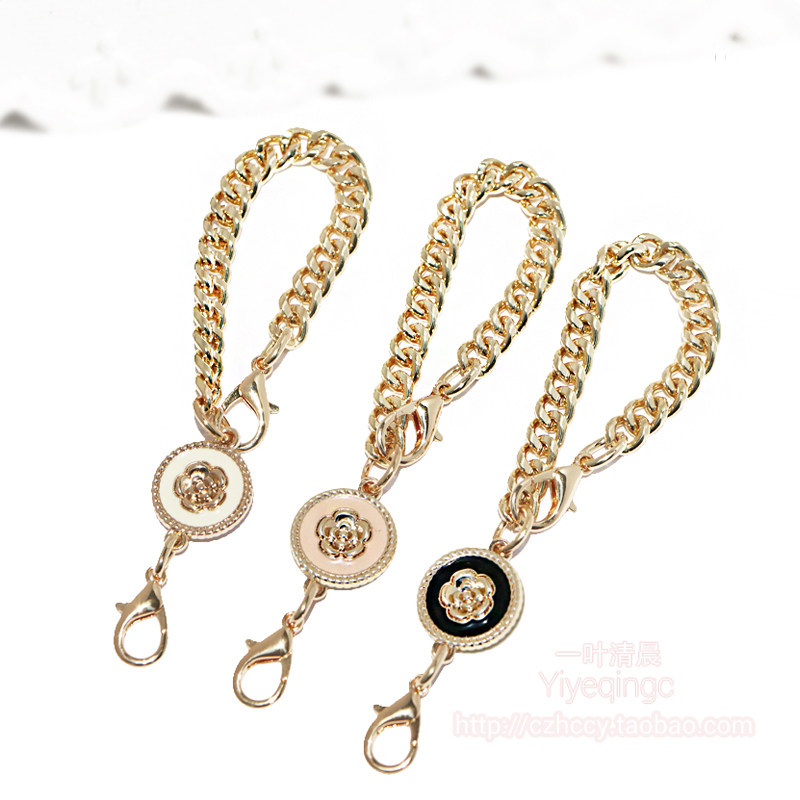 diy包挂配件挂件金属扣浅金双面玫瑰花链条扣配饰双扣毛球配链,饰品/流行首饰/时尚饰品新,链条,淘宝优惠券,粉丝福利购,淘宝优惠卷