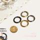 DIY饰品配件圆扣 内尺寸约12mm 店内最小号开口弹簧圆圈链接圈