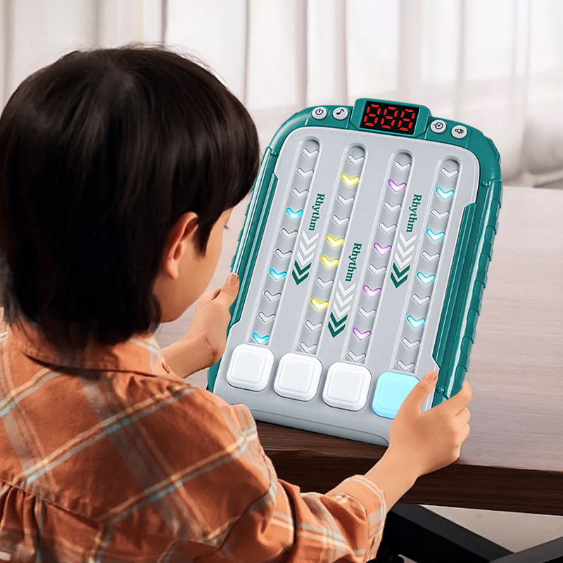 男女孩闯关消消乐掌上速推游戏机儿童音乐节奏大师互动亲子玩具