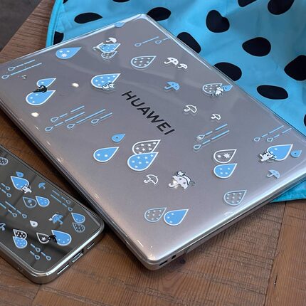 汪三岁「猫猫雨」原创华为matebook笔记本保护壳2024年款14Ultra电脑保护套d16/d14电脑壳xpro