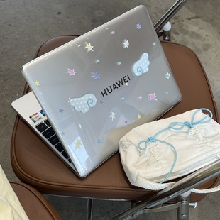 汪三岁「小翅膀」华为matebook笔记本保护壳2024年款 d14电脑壳xpro2025 14Ultra电脑保护套d16