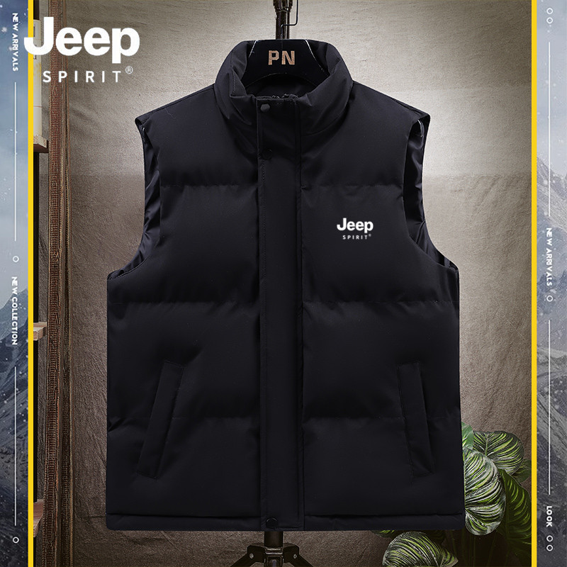 JEEPSPIRIT羽绒棉马甲男款